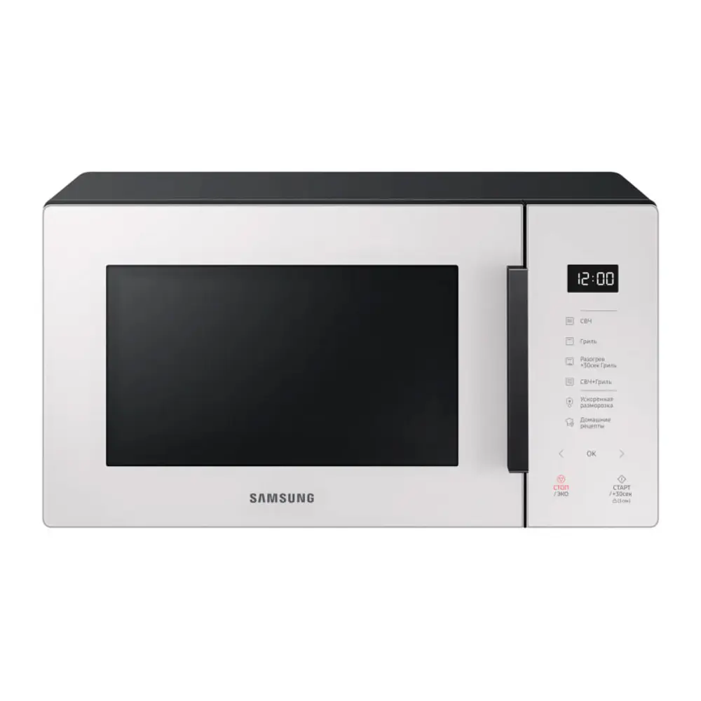 Фото Отдельностоящая микроволновая печь Samsung MG23T5018AE/BW 23 л 48.9x27.5x38.1 см цвет белый Фото Отдельностоящая микроволновая печь Samsung MG23T5018AE/BW 23 л 48.9x27.5x38.1 см цвет белый