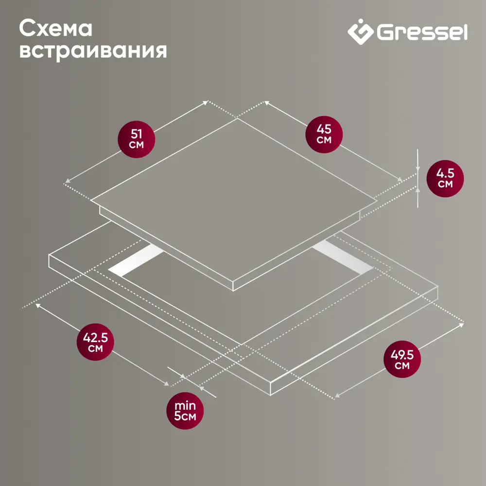 Фото 21 Комплект бытовой техники Gressel U44D59S29S01 см цвет черный Фото 21 Комплект бытовой техники Gressel U44D59S29S01 см цвет черный