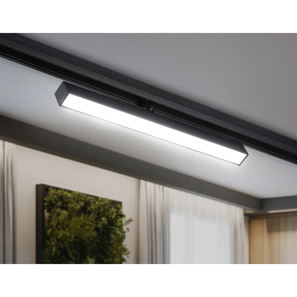 Фото 8 Трековый светильник линейный светодиодный Ambrella light Gl4201 12 Вт цвет черный Фото 8 Трековый светильник линейный светодиодный Ambrella light Gl4201 12 Вт цвет черный