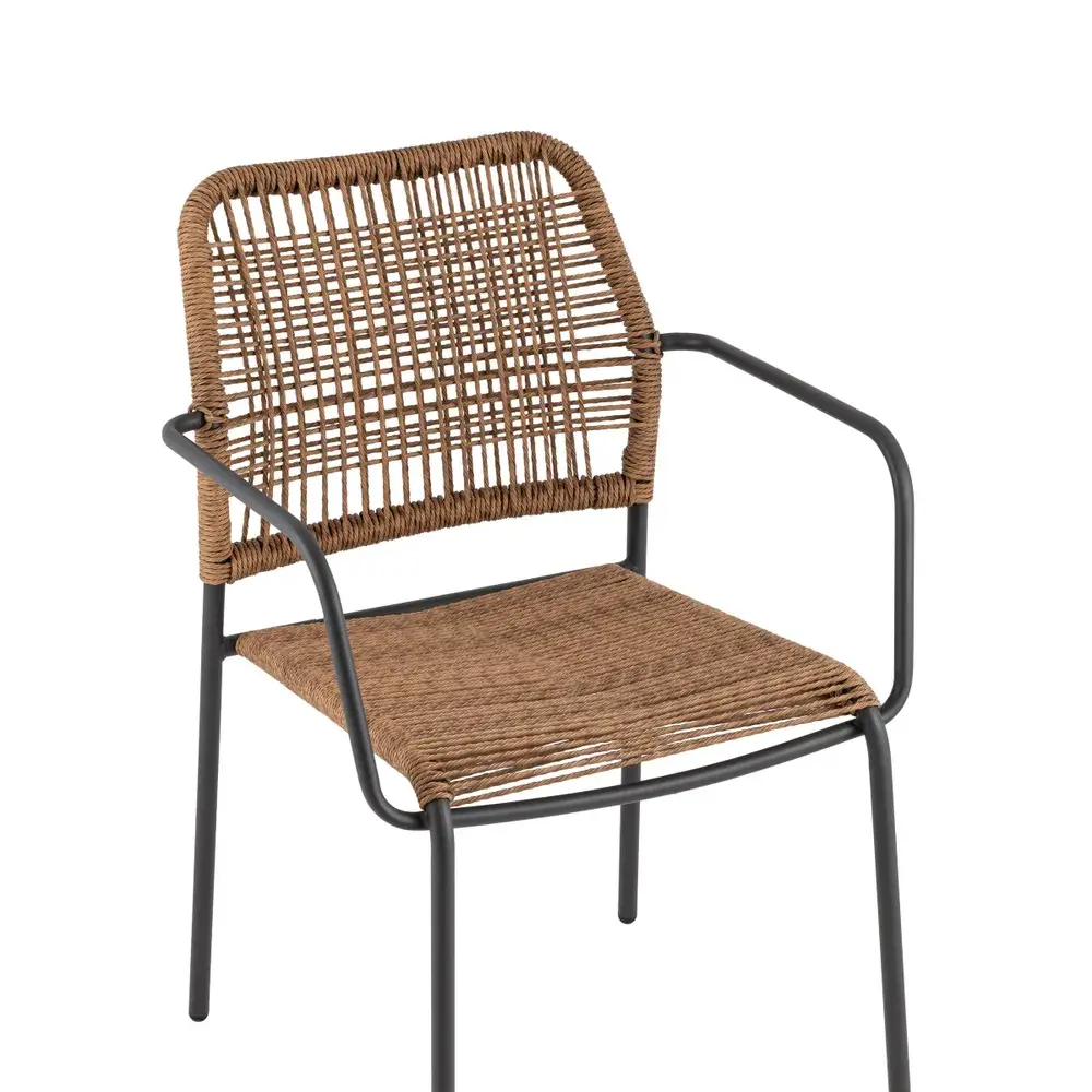 Фото 2 Кухонный стул Стул груп Solaia AD632068 brown+d.grey BOX4 42x80x62 см пластик цвет светло-коричневый