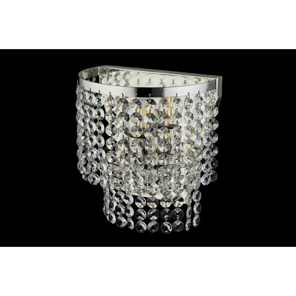 Фото 2 Настенный светильник Arti lampadari Sara silver e 2.10.503 s цвет прозрачный/серебро Фото 2 Настенный светильник Arti lampadari Sara silver e 2.10.503 s цвет прозрачный/серебро