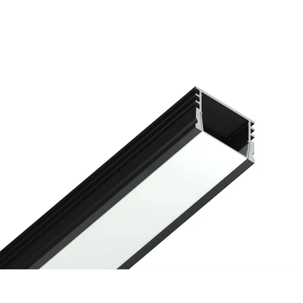 Фото 2 Профиль алюминиевый Ambrella light Illumination накладной 18x4 для светодиодной ленты до 15мм GP1750BK Фото 2 Профиль алюминиевый Ambrella light Illumination накладной 18x4 для светодиодной ленты до 15мм GP1750BK