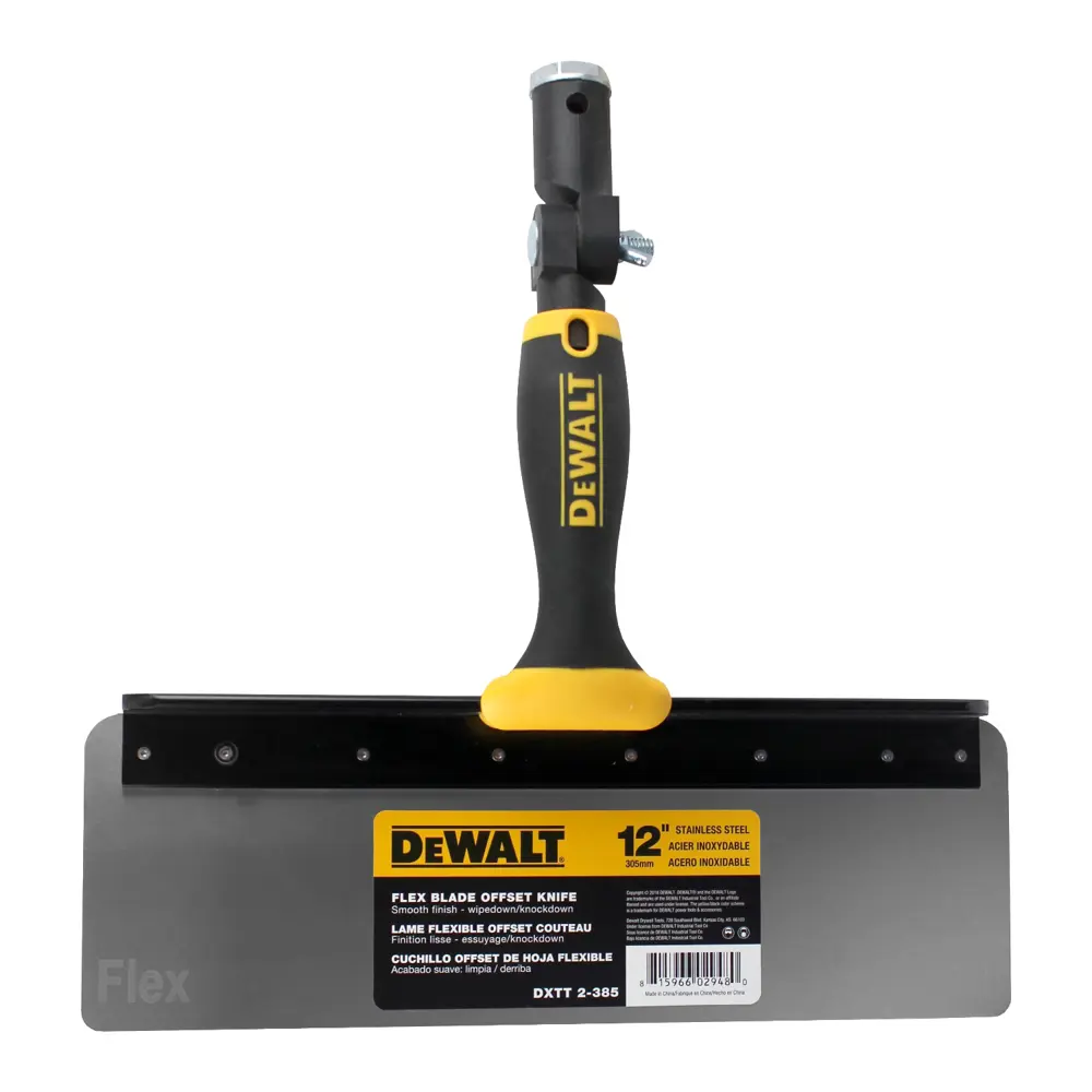Фото 3 Шпатель фасадный офсетный Dewalt 305, нержавеющая сталь Фото 3 Шпатель фасадный офсетный Dewalt 305, нержавеющая сталь