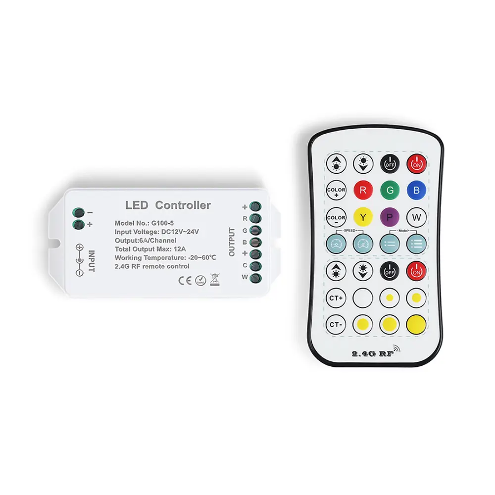 Фото Контроллер Ambrella Light для светодиодных лент RGB+CCT c радио пультом 2.4G