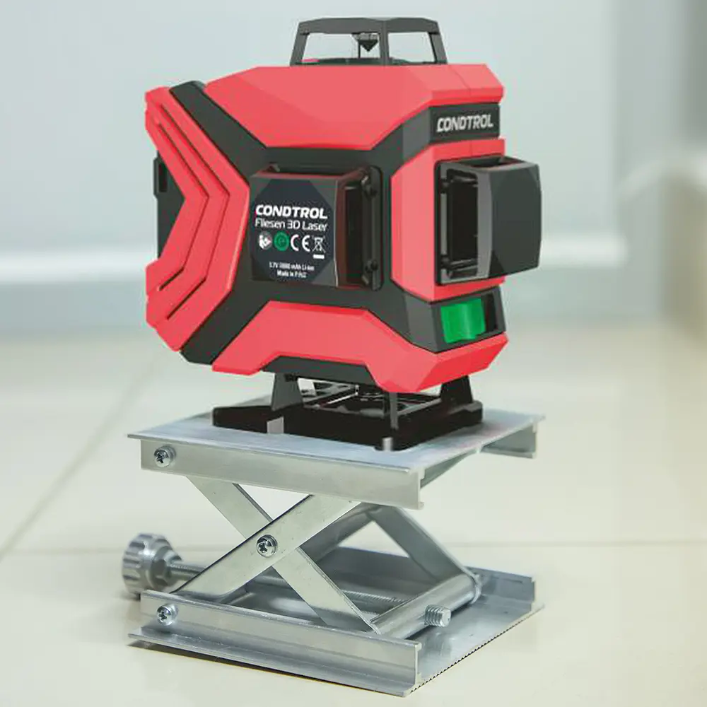 Фото 9 Уровень лазерный Condtrol Fliesen 3D Laser НСК зеленый луч, дальность до 30 м