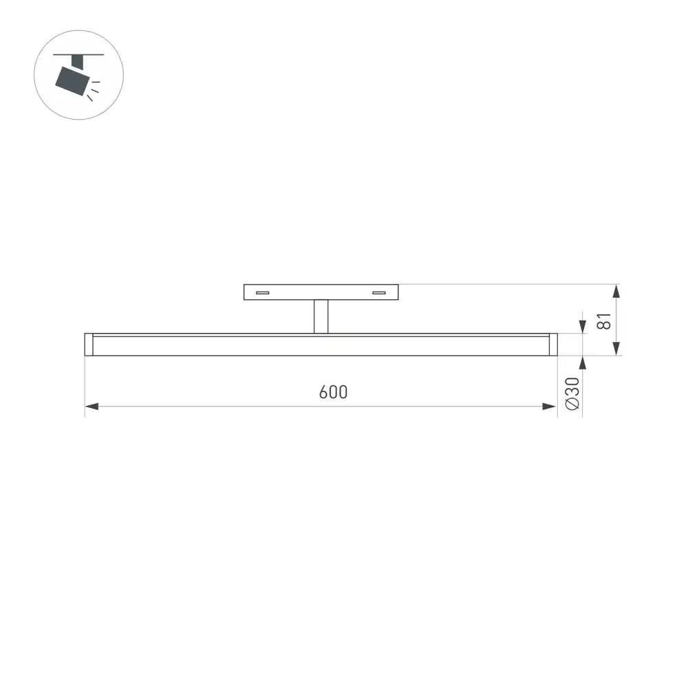 Фото 4 Трековый светильник линейный светодиодный Arlight Arlt_035670 20 Вт однофазный нейтральный белый свет цвет черный Фото 4 Трековый светильник линейный светодиодный Arlight Arlt_035670 20 Вт однофазный нейтральный белый свет цвет черный