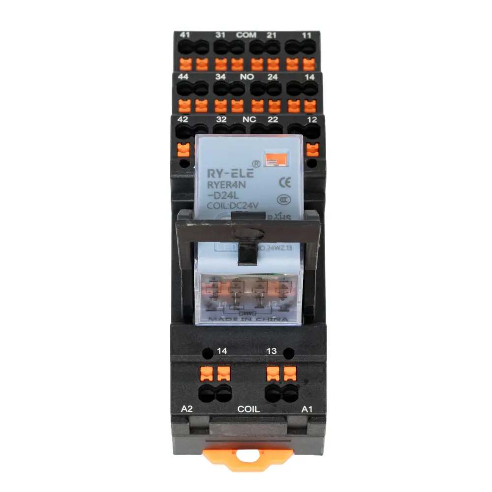 Фото Релейный модуль Conta Cr-230-4Fc 31 мм 4-контактный Фото Релейный модуль Conta Cr-230-4Fc 31 мм 4-контактный