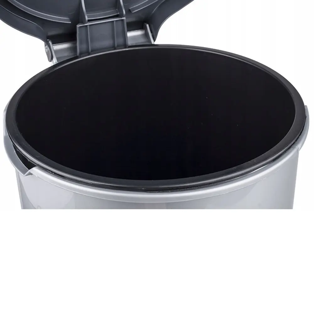 Фото 2 Мусорное ведро 15 л Curver 175000 полипропилен цвет серебристый Фото 2 Мусорное ведро 15 л Curver 175000 полипропилен цвет серебристый