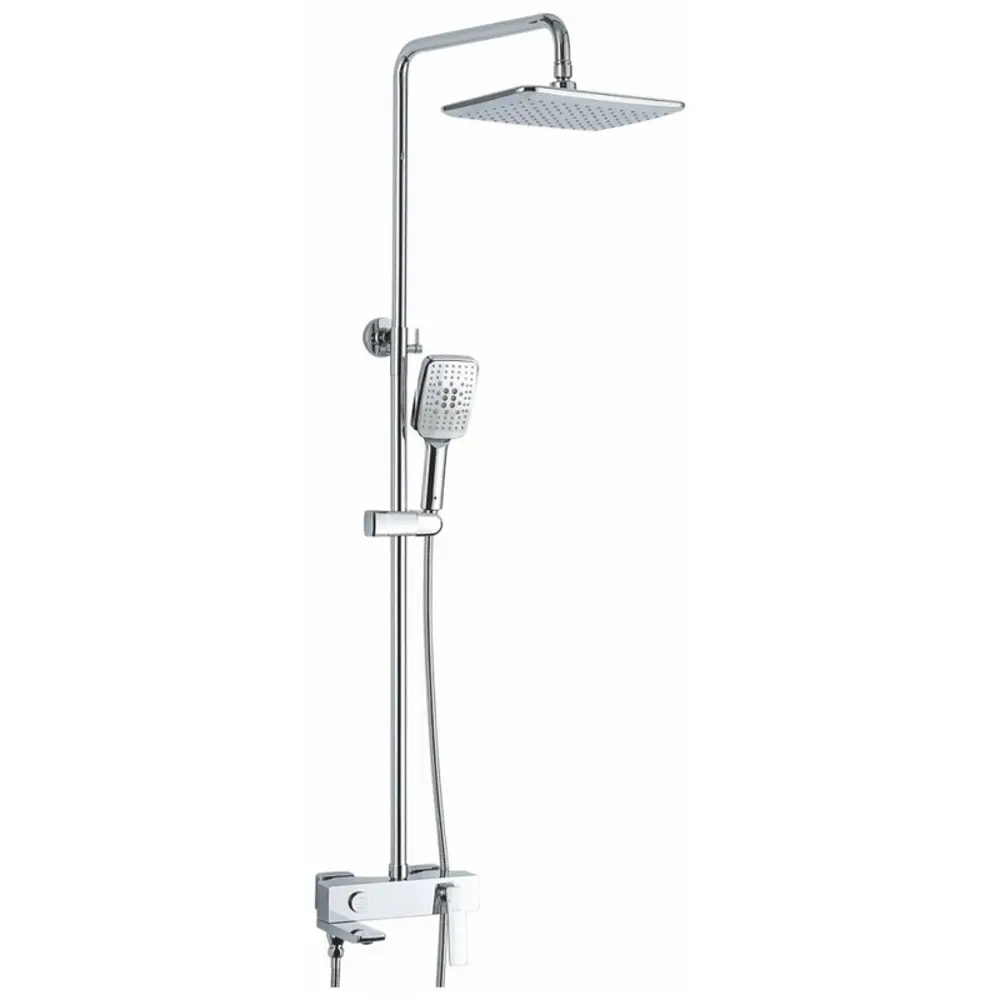 Фото 2 Душевая система Rose R2736 1 режим цвет хром Фото 2 Душевая система Rose R2736 1 режим цвет хром