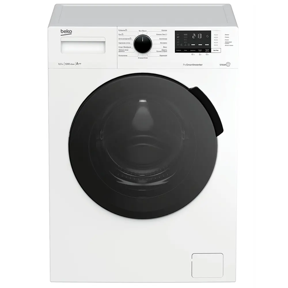 Фото 2 Стиральная машина Beko Wspe 6h612w 60x84x39 см 6.5 кг цвет белый Фото 2 Стиральная машина Beko Wspe 6h612w 60x84x39 см 6.5 кг цвет белый
