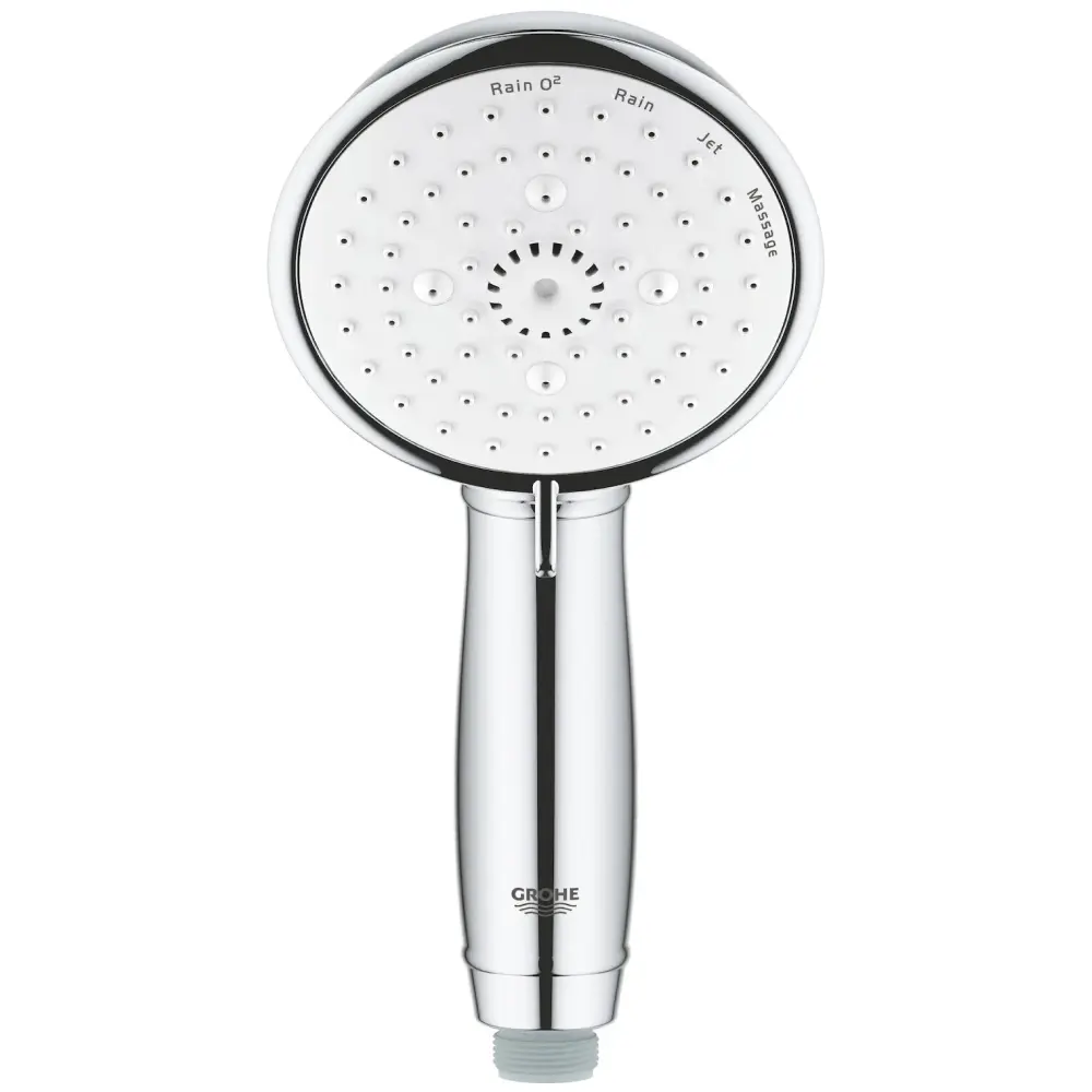Фото 3 Лейка для душа Grohe 27608001 4 режимная цвет хром Фото 3 Лейка для душа Grohe 27608001 4 режимная цвет хром