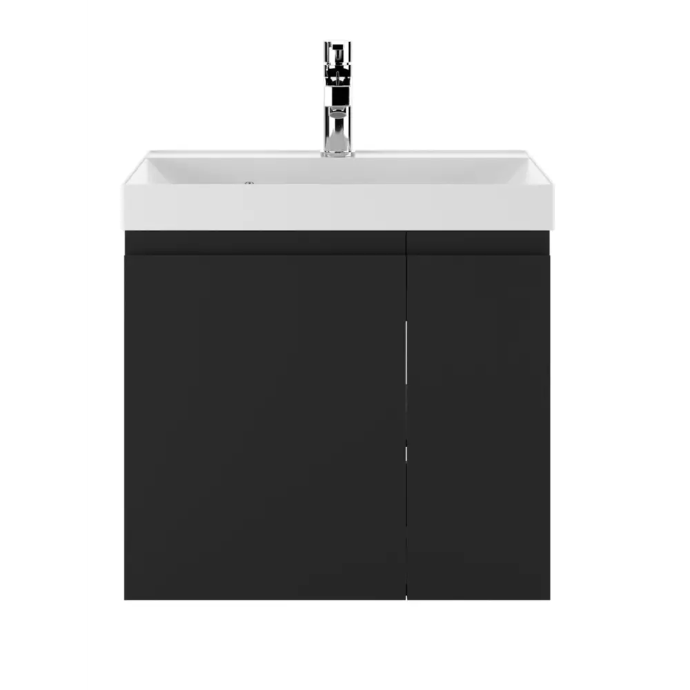 Фото 2 Тумба под раковину напольная Домино DGr2406T 59.2см цвет графит