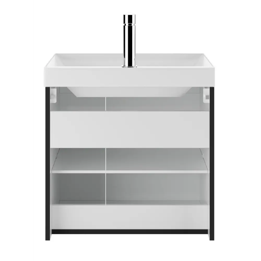 Фото 4 Тумба под раковину напольная Домино DGr2406T 59.2см цвет графит