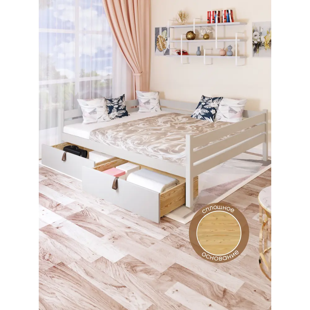 Фото 4 Кровать Solarius Tahta160-200plat-full-2yash 170 x 63 x 210 см сосна цвет бежевый Фото 4 Кровать Solarius Tahta160-200plat-full-2yash 170 x 63 x 210 см сосна цвет бежевый