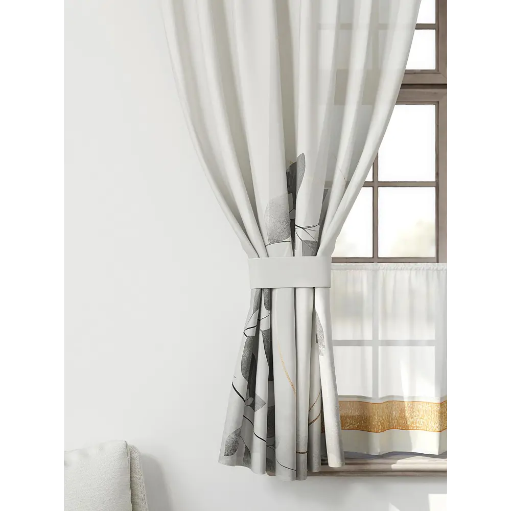 Фото 3 Комплект штор Comfy way Иномик - 86 CW705086-160 на шторной ленте 160x150 см цвет бежевый Фото 3 Комплект штор Comfy way Иномик - 86 CW705086-160 на шторной ленте 160x150 см цвет бежевый