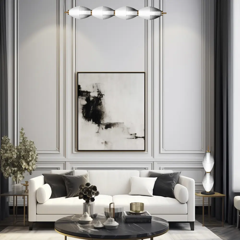 Фото Светильник подвесной светодиодный St luce Ice Sl6130.403.24 10 м² теплый белый (желтый) свет цвет черный Фото Светильник подвесной светодиодный St luce Ice Sl6130.403.24 10 м² теплый белый (желтый) свет цвет черный