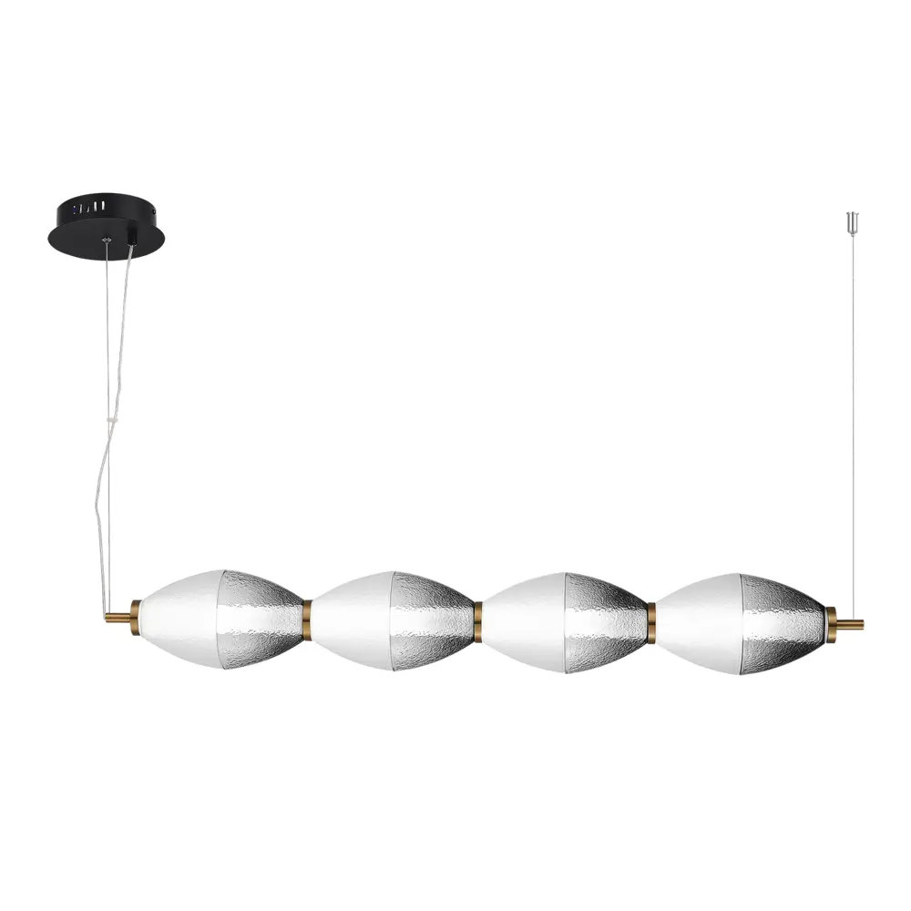 Фото 6 Светильник подвесной светодиодный St luce Ice Sl6130.403.24 10 м² теплый белый (желтый) свет цвет черный Фото 6 Светильник подвесной светодиодный St luce Ice Sl6130.403.24 10 м² теплый белый (желтый) свет цвет черный