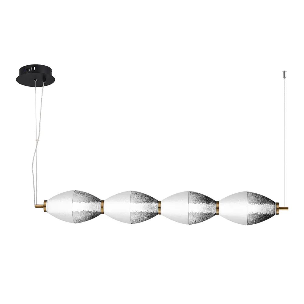 Фото 3 Светильник подвесной светодиодный St luce Ice Sl6130.403.24 10 м² теплый белый (желтый) свет цвет черный Фото 3 Светильник подвесной светодиодный St luce Ice Sl6130.403.24 10 м² теплый белый (желтый) свет цвет черный