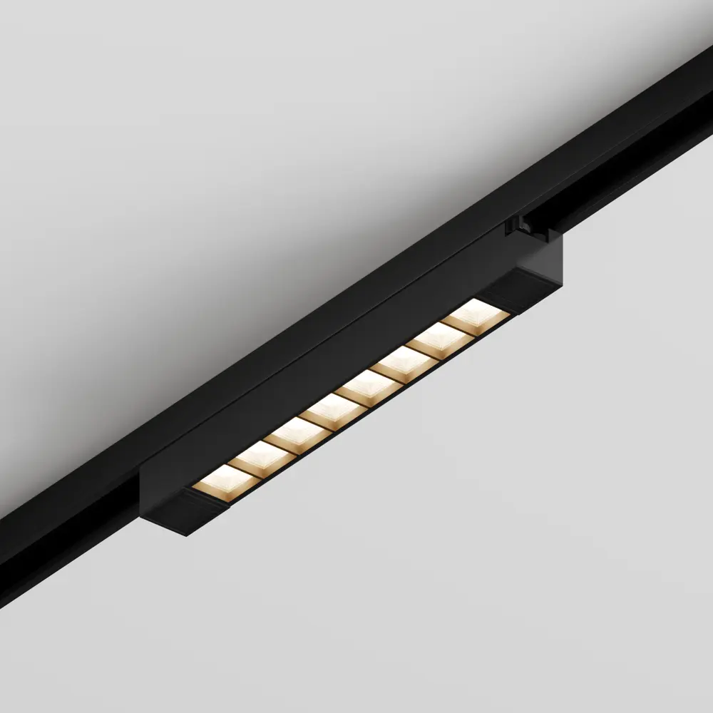 Фото 2 Трековый светильник линейный светодиодный Hesby lighting Hsbl_0142 20 Вт однофазный теплый белый (желтый) свет цвет черный