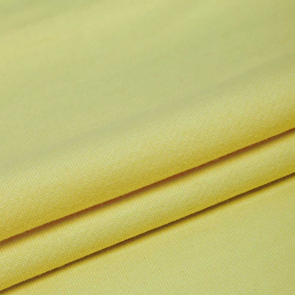 Фото 3 Футер 2х нитка петля Поликоттон стрейч 220г Twill French Terry цв.S802 желтый в нарезке 3м Фото 3 Футер 2х нитка петля Поликоттон стрейч 220г Twill French Terry цв.S802 желтый в нарезке 3м