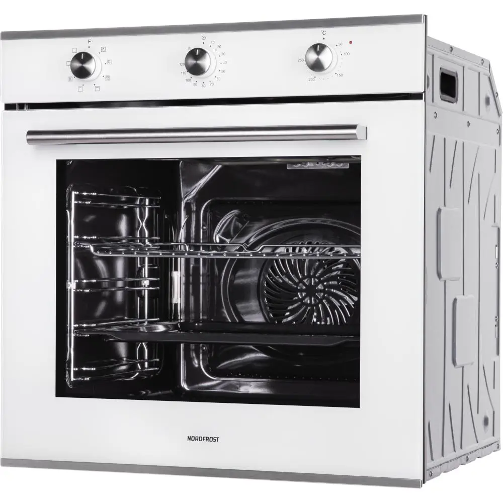 Фото 10 Электрический встраиваемый духовой шкаф Nordfrost HM 6080 W 60х60х55 см цвет белый