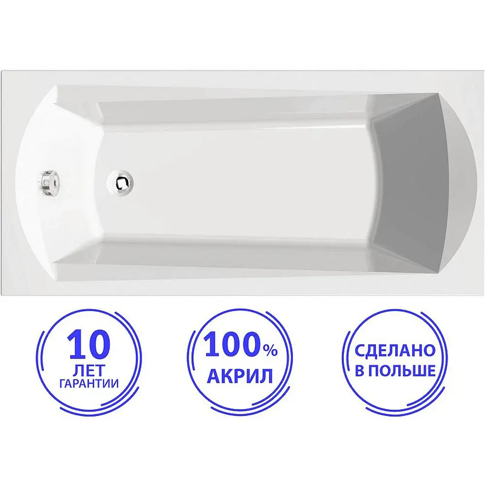 Фото Прямоугольная ванна C-BATH CBQ003006 акрил 170x70см Фото Прямоугольная ванна C-BATH CBQ003006 акрил 170x70см