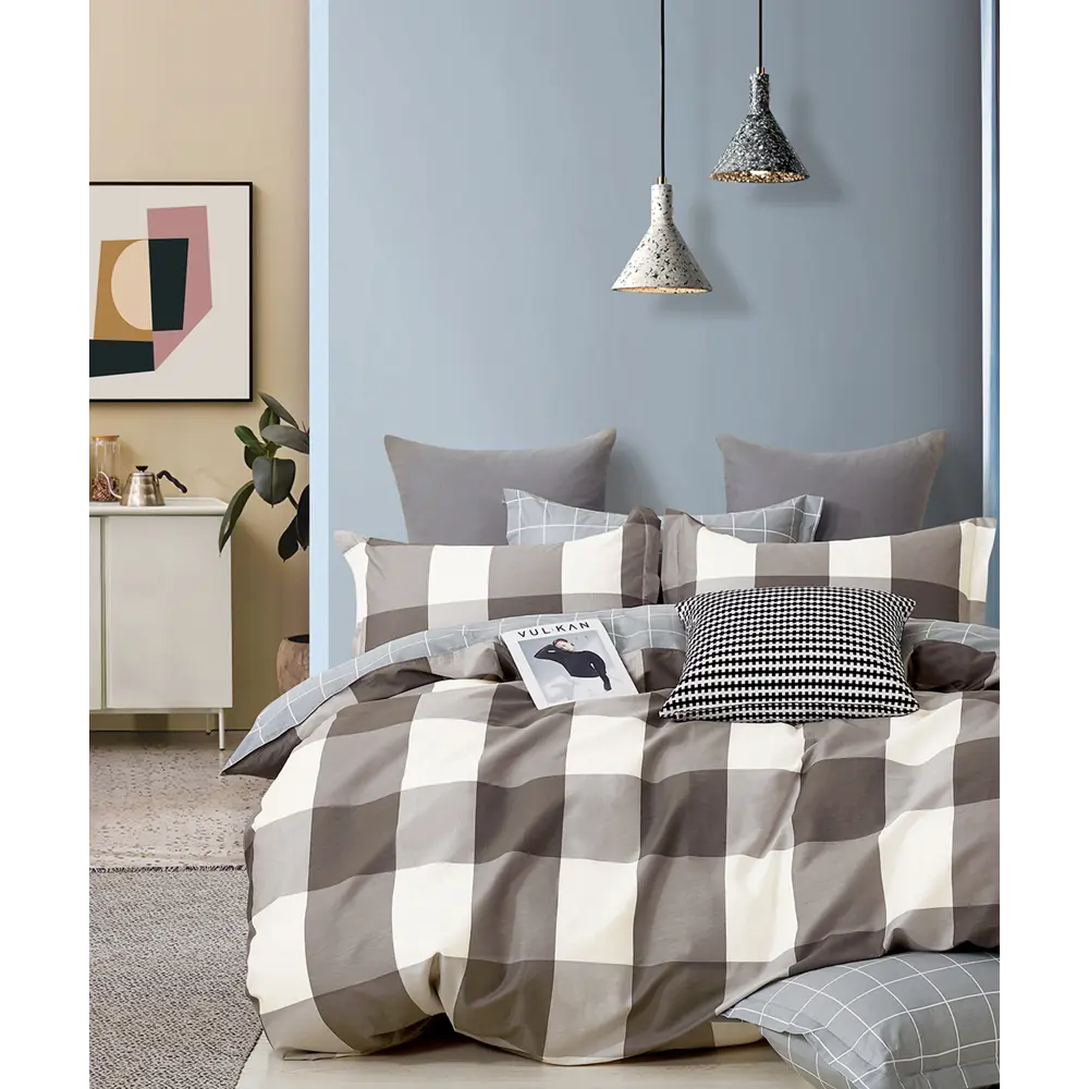 Фото Комплект постельного белья Tango Twill евро сатин наволочки 50x70 - 2 шт 70x70 - 2 шт цвет белый/серый/светло-коричневый/светло-бежевый TPIG6-1901 Фото Комплект постельного белья Tango Twill евро сатин наволочки 50x70 - 2 шт 70x70 - 2 шт цвет белый/серый/светло-коричневый/светло-бежевый TPIG6-1901