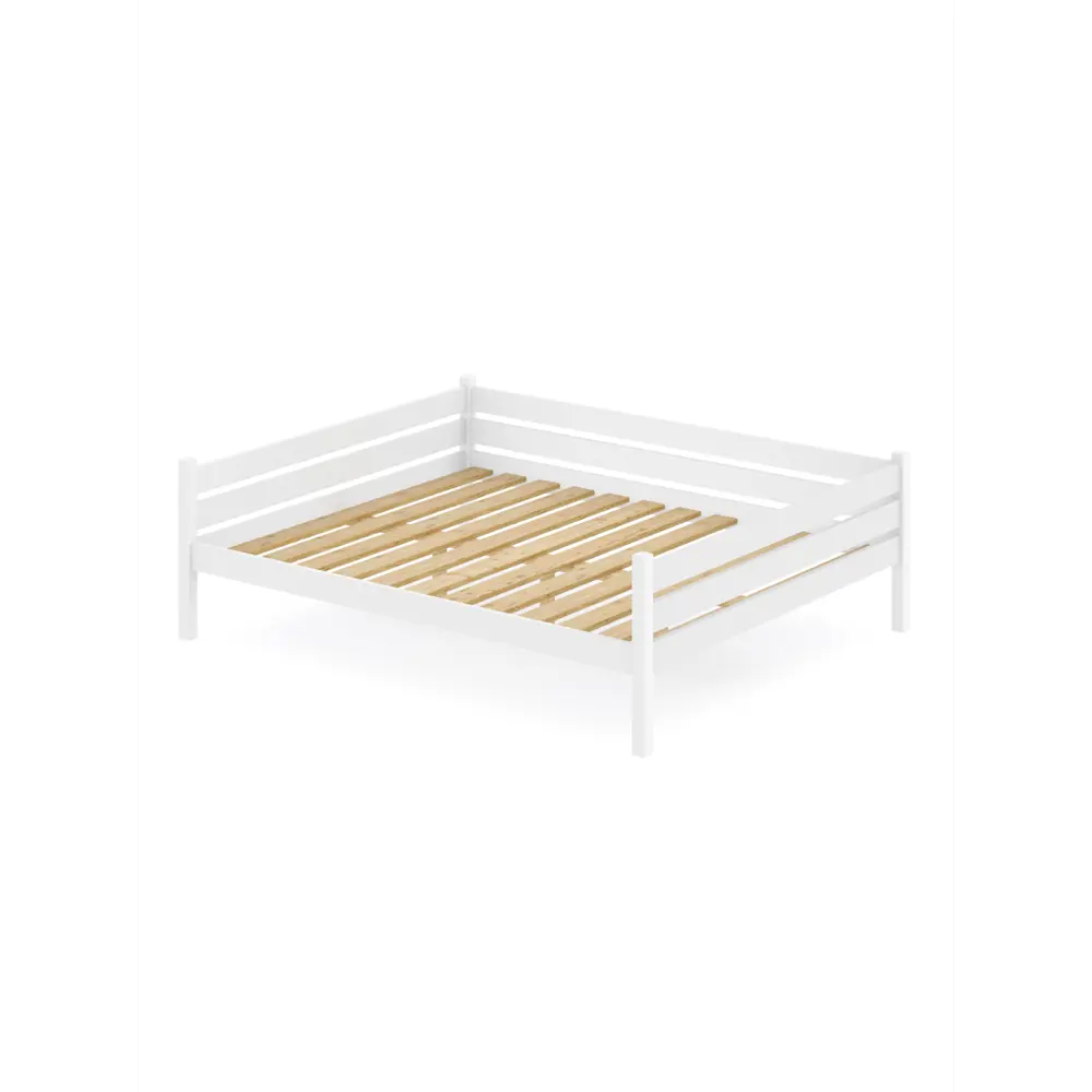 Фото Кровать Solarius Tahta160-160bel 170 x 63 x 170 см сосна цвет белый Фото Кровать Solarius Tahta160-160bel 170 x 63 x 170 см сосна цвет белый