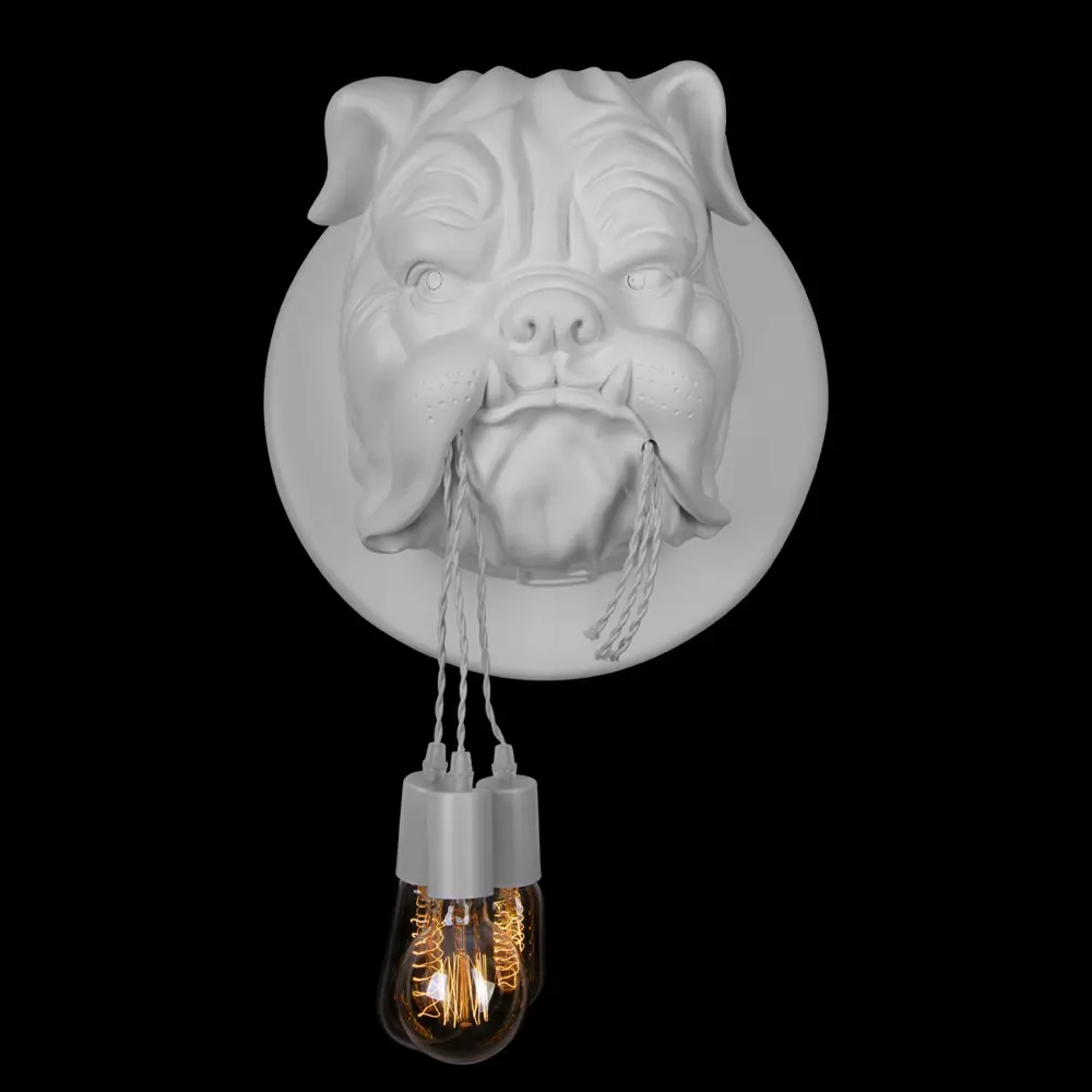 Фото 2 Настенный светильник Loft it Bulldog 10177 white цвет белый Фото 2 Настенный светильник Loft it Bulldog 10177 white цвет белый