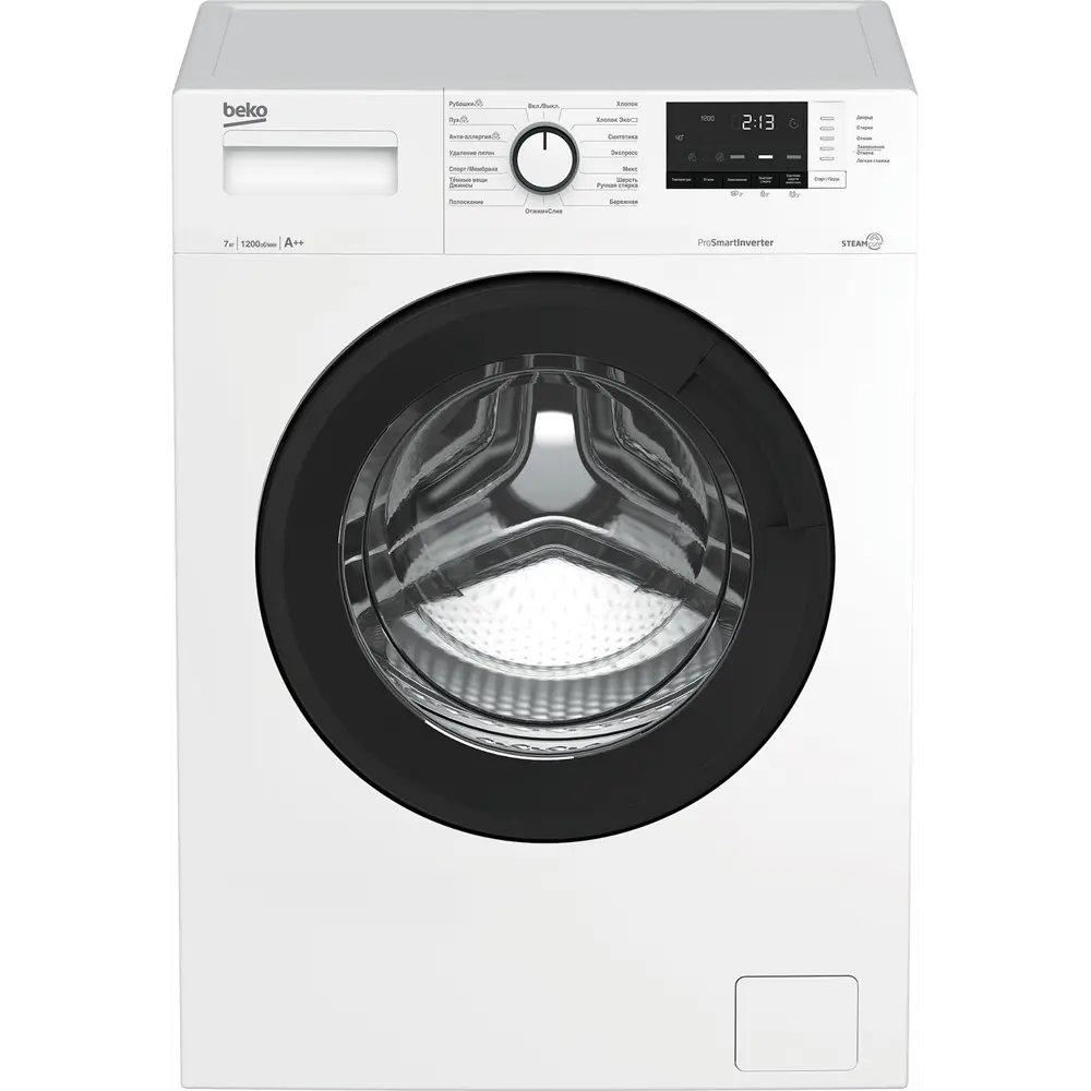 Фото 2 Стиральная машина Beko Wsre7612xawi 60x84x49 см 7 кг цвет белый Фото 2 Стиральная машина Beko Wsre7612xawi 60x84x49 см 7 кг цвет белый