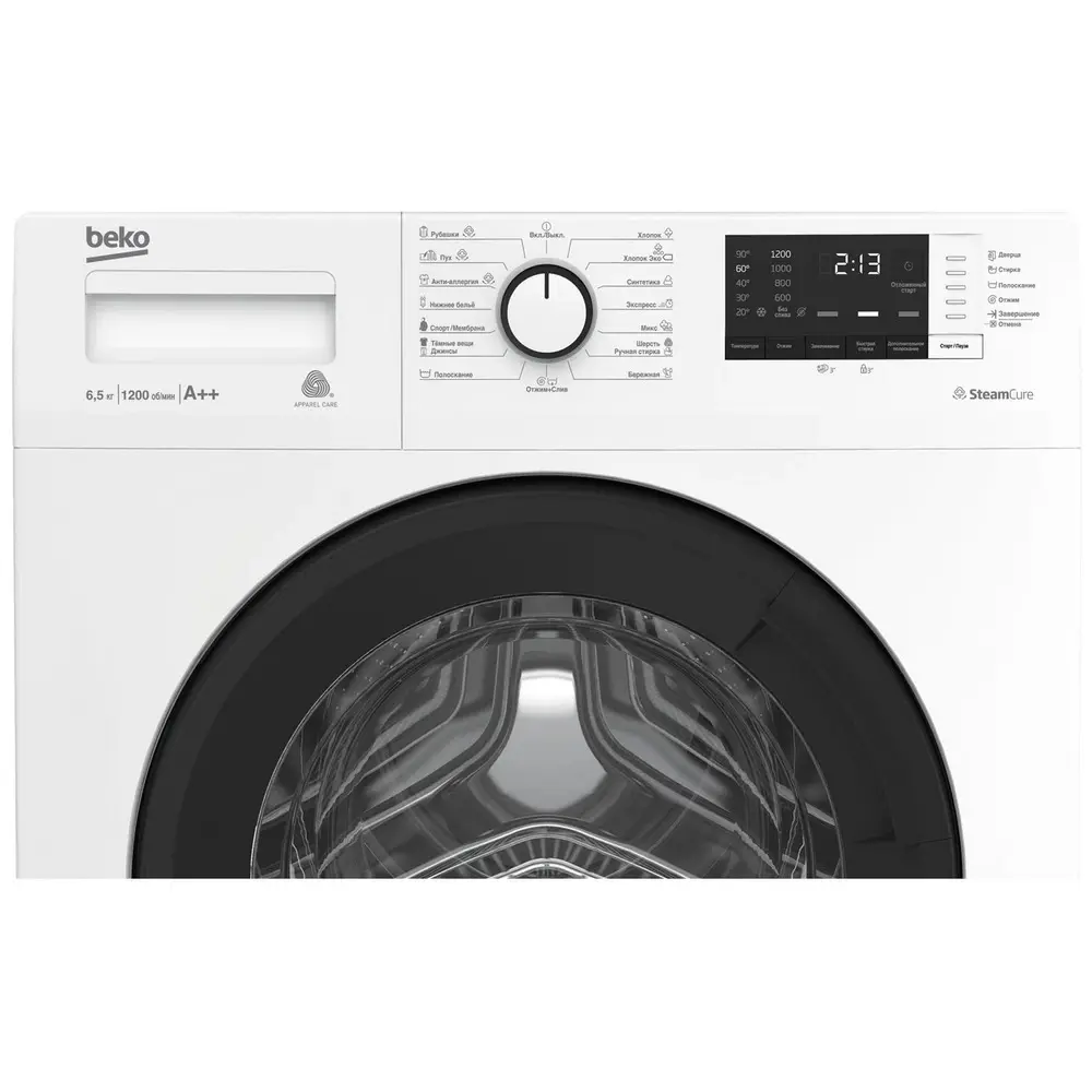 Фото 5 Стиральная машина Beko Wsre7612xawi 60x84x49 см 7 кг цвет белый Фото 5 Стиральная машина Beko Wsre7612xawi 60x84x49 см 7 кг цвет белый