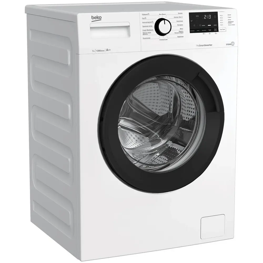 Фото 3 Стиральная машина Beko Wsre7612xawi 60x84x49 см 7 кг цвет белый Фото 3 Стиральная машина Beko Wsre7612xawi 60x84x49 см 7 кг цвет белый