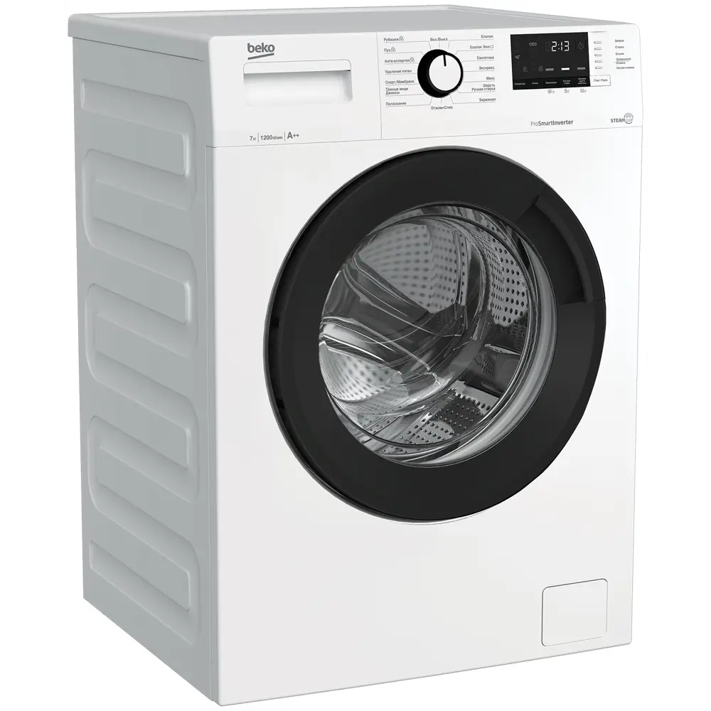 Фото 4 Стиральная машина Beko Wsre7612xawi 60x84x49 см 7 кг цвет белый Фото 4 Стиральная машина Beko Wsre7612xawi 60x84x49 см 7 кг цвет белый