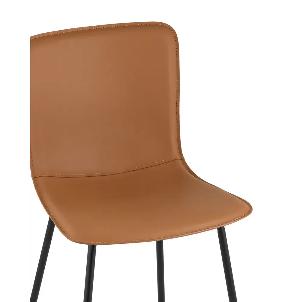 Фото 10 Кухонный стул Stool group Pluto HP2301 HAB1-27 BOX2 46x80x53 см эко-кожа цвет коричневый Фото 10 Кухонный стул Stool group Pluto HP2301 HAB1-27 BOX2 46x80x53 см эко-кожа цвет коричневый