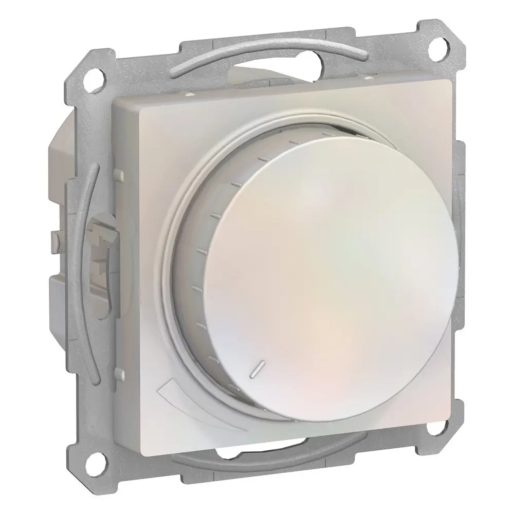 Фото Диммер встраиваемый Systeme electric AtlasDesign ATN000423 400 Вт цвет белый Фото Диммер встраиваемый Systeme electric AtlasDesign ATN000423 400 Вт цвет белый