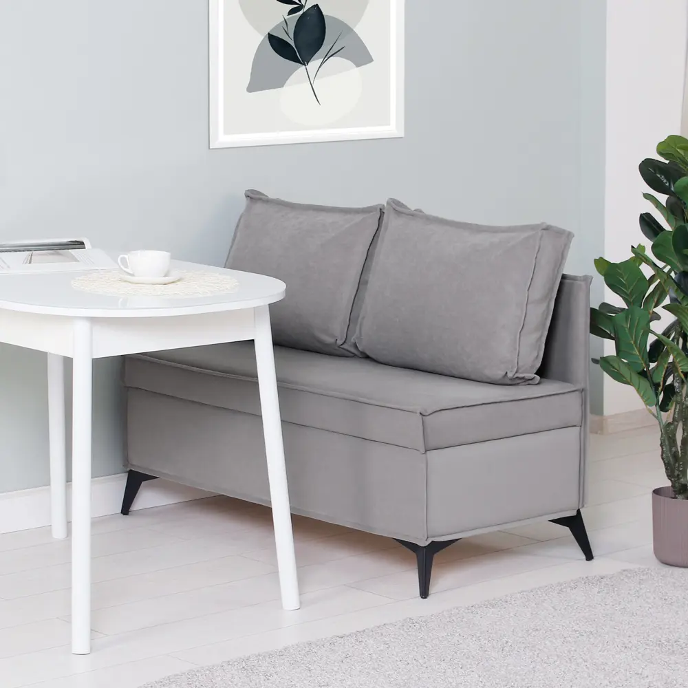Фото 7 Диван кухонный Норта Loft XS 113 x 80 x 58.5 см цвет kvest 014 Фото 7 Диван кухонный Норта Loft XS 113 x 80 x 58.5 см цвет kvest 014
