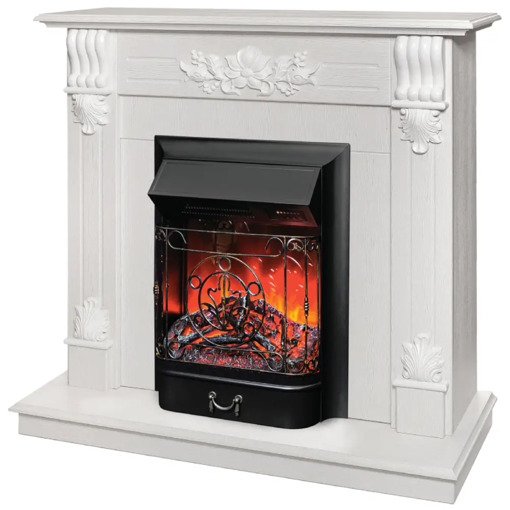 Фото 2 Каминокомплект Realflame Ottawa с очагом Majestic Lux BL 1500Вт белое золото Фото 2 Каминокомплект Realflame Ottawa с очагом Majestic Lux BL 1500Вт белое золото