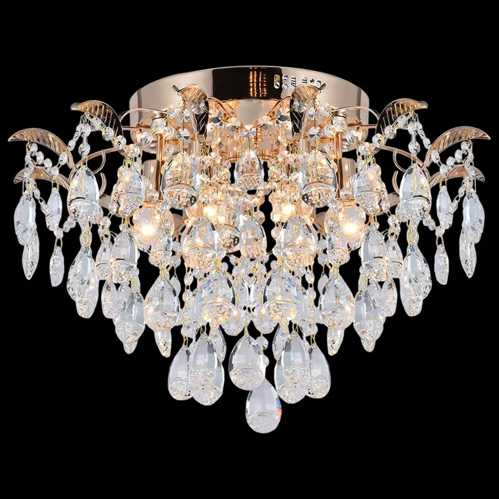 Фото 4 Люстра потолочная Reluce 04035-0.3-06 fgd 6 ламп 36 м² цвет жёлтый/золотой Фото 4 Люстра потолочная Reluce 04035-0.3-06 fgd 6 ламп 36 м² цвет жёлтый/золотой