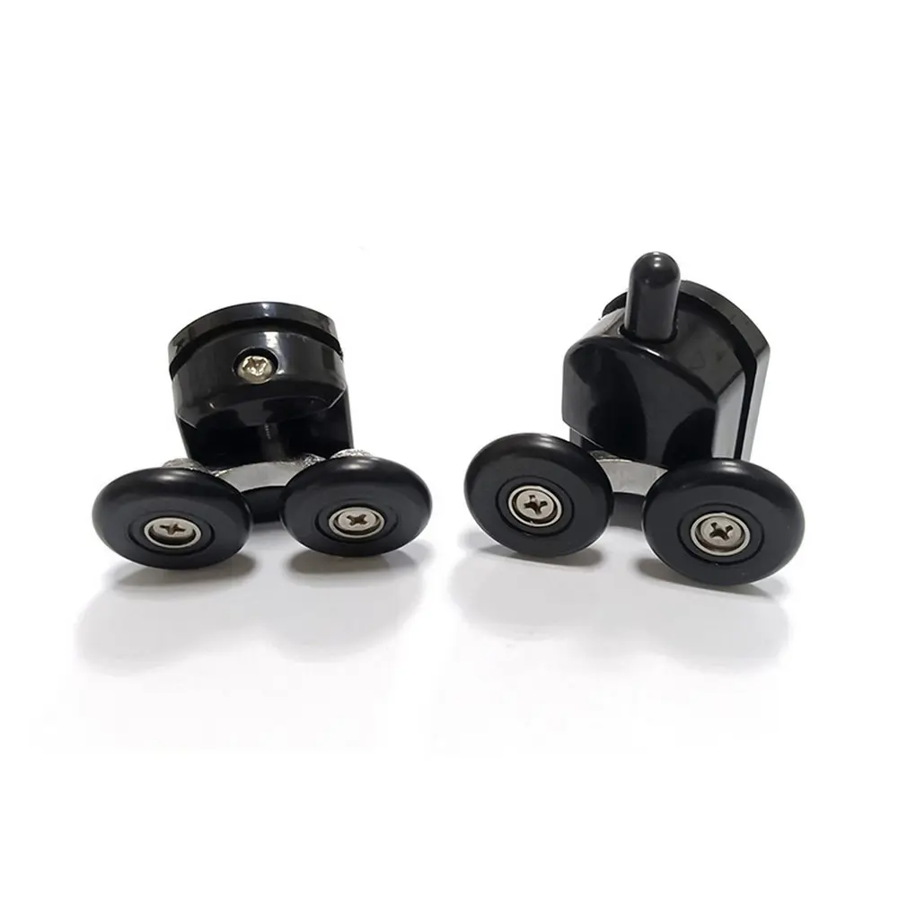 Фото 3 Душевой уголок Abber Schwarzer Diamant AG30110BMH-S80BM прямоугольный 80x110см черный профиль эффект стекла матовый