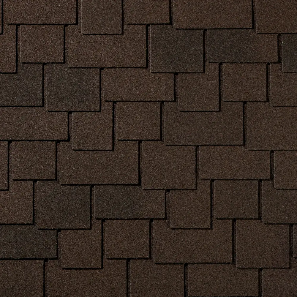Фото Гибкая черепица Quiet Tile Eclectica 2.30м² цвет маболо Фото Гибкая черепица Quiet Tile Eclectica 2.30м² цвет маболо