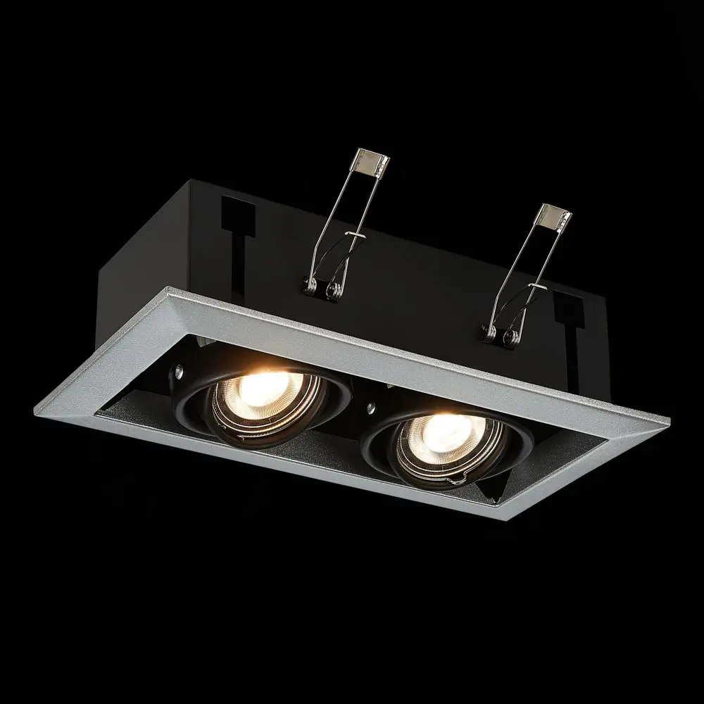 Фото 3 Светильник точечный встраиваемый ST LUCE ST250.148.02 HEMI под отверстие 250 мм 5 м² цвет серый Фото 3 Светильник точечный встраиваемый ST LUCE ST250.148.02 HEMI под отверстие 250 мм 5 м² цвет серый