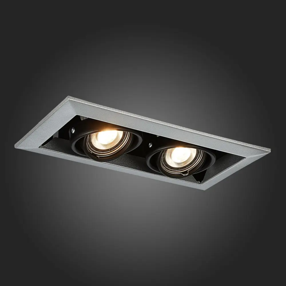 Фото 15 Светильник точечный встраиваемый ST LUCE ST250.148.02 HEMI под отверстие 250 мм 5 м² цвет серый Фото 15 Светильник точечный встраиваемый ST LUCE ST250.148.02 HEMI под отверстие 250 мм 5 м² цвет серый