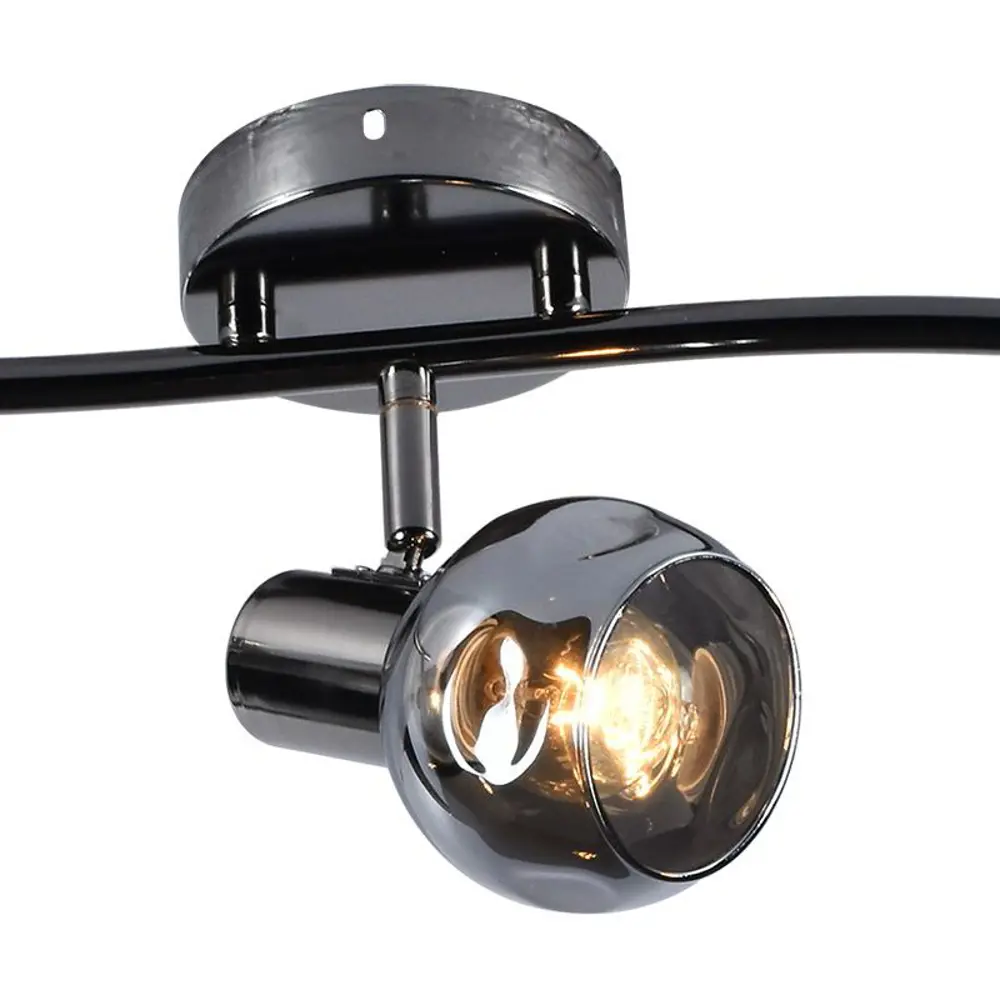 Фото 2 Спот поворотный Reluce 05958-0.8-03 pearl bk (dark chrome) 3 лампы 9 м² цвет черный Фото 2 Спот поворотный Reluce 05958-0.8-03 pearl bk (dark chrome) 3 лампы 9 м² цвет черный