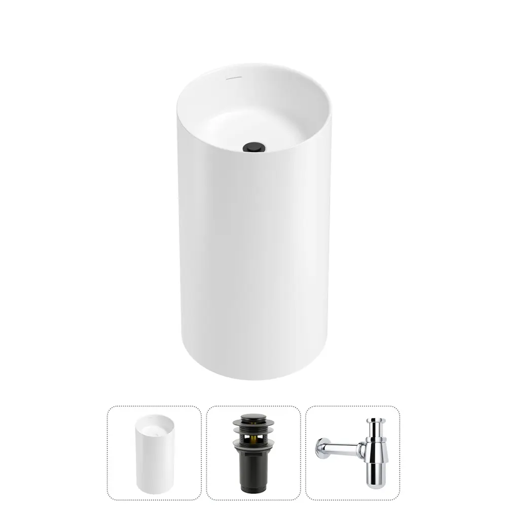 Фото Напольная раковина отдельностоящая Wellsee Chalice Perfection 20212885R размер 45x45x85 см, с донным клапаном и сифоном Фото Напольная раковина отдельностоящая Wellsee Chalice Perfection 20212885R размер 45x45x85 см, с донным клапаном и сифоном