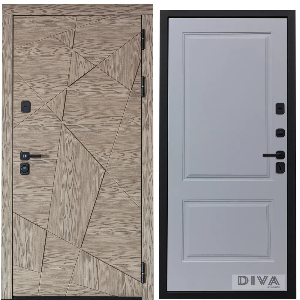 Фото Входная дверь Diva Line 40 УТ-00074853 860x2050см правая цвет дуб Фото Входная дверь Diva Line 40 УТ-00074853 860x2050см правая цвет дуб