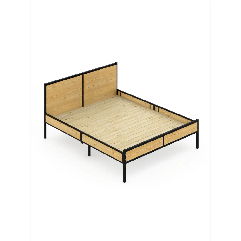 Фото Кровать Solarius Kr140loft-net-black-full 145 x 90 x 206 см сосна цвет черный Фото Кровать Solarius Kr140loft-net-black-full 145 x 90 x 206 см сосна цвет черный