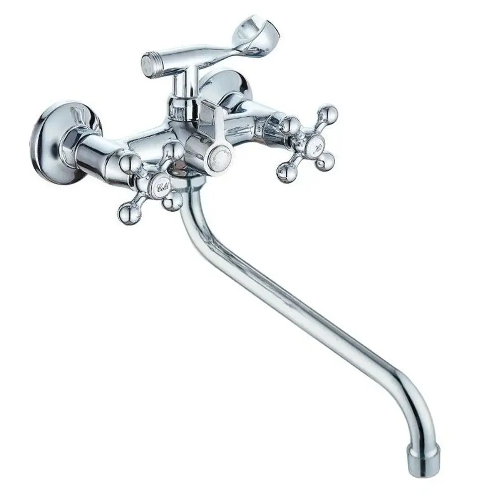 Фото Смеситель для ванны Maxonor MN2619-2 двухвентильный цвет хром