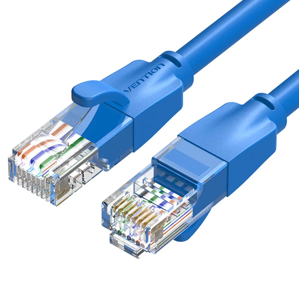 Фото Патч-корд Vention прямой UTP cat.6 RJ45 1.5 м синий IBELG Фото Патч-корд Vention прямой UTP cat.6 RJ45 1.5 м синий IBELG