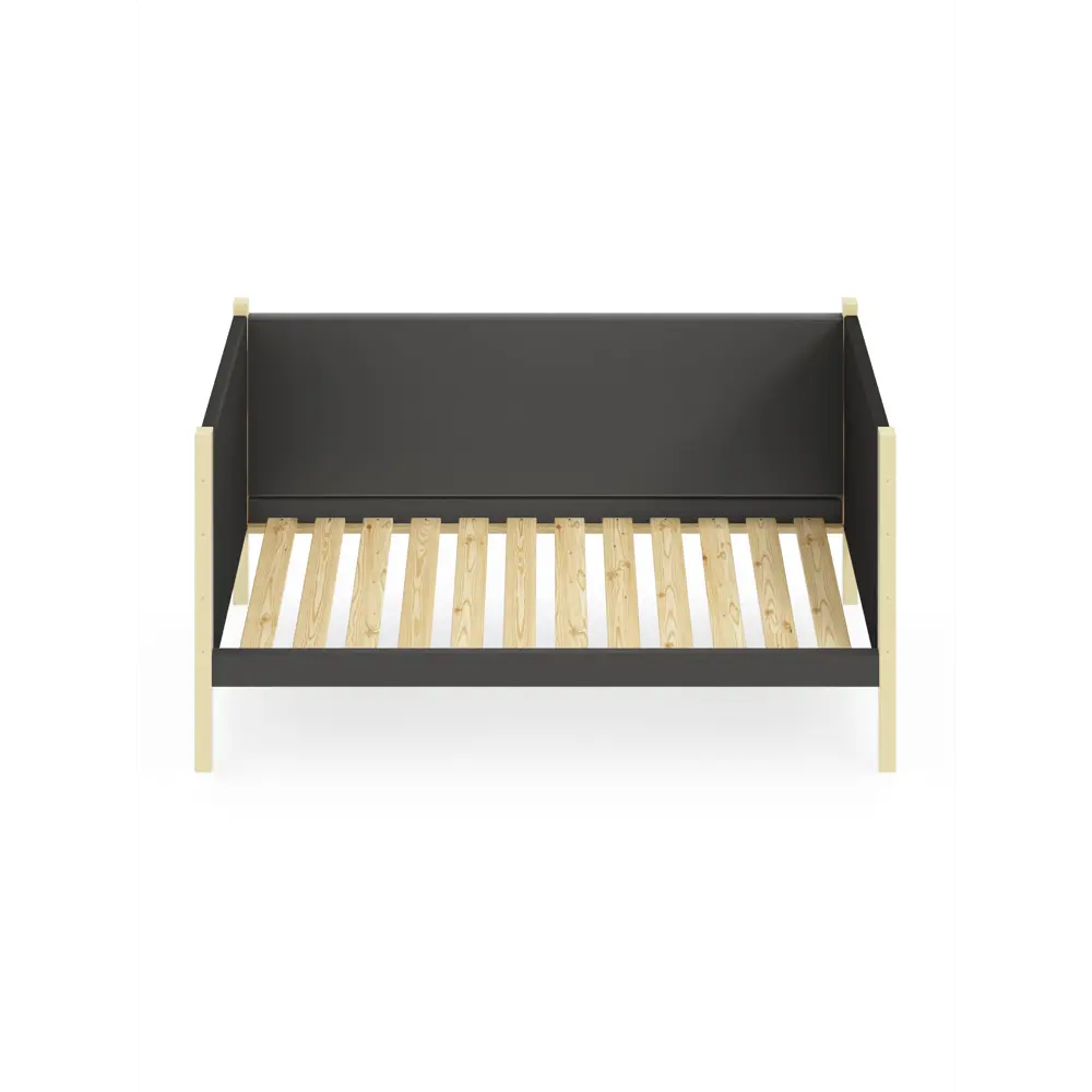 Фото 3 Кровать Solarius Тахта реечное основание temser90-160van 100 x 101 x 170 см дерево цвет темно-серый, ванильный Фото 3 Кровать Solarius Тахта реечное основание temser90-160van 100 x 101 x 170 см дерево цвет темно-серый, ванильный