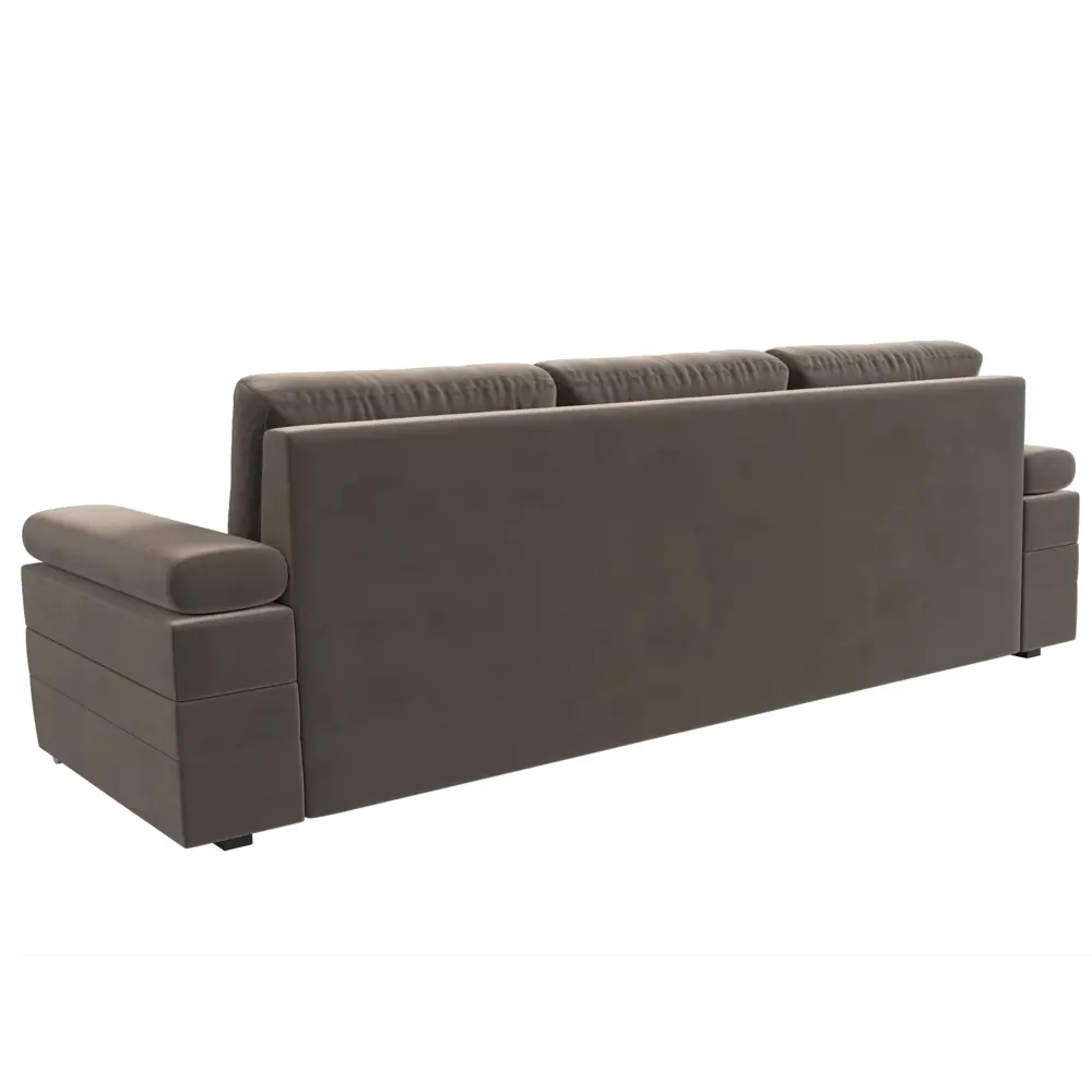 Фото 4 Диван Лига диванов Канкун 245x88x99 см велюр цвет коричневый Фото 4 Диван Лига диванов Канкун 245x88x99 см велюр цвет коричневый